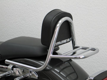 Honda VT 750 S (cadena) [2010-2011] - Barra de mariquita hecha de tubería con almohadas y estante de equipaje