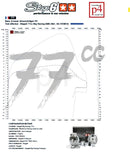 Aprilia RX 50 2T D50B1 [2006–] - Paquete de motor Big Racing 77cc