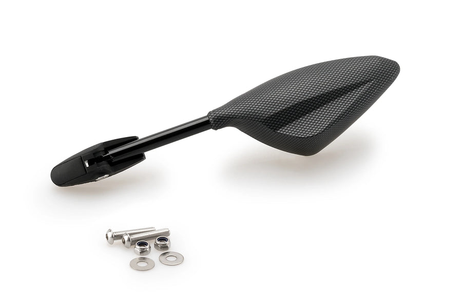 TRIUMPH BONNEVILLE T 120 NEGRO [2025] - Espejo retrovisor PUIG RS2 izquierdo | Aspecto carbono | PUIG 7353C