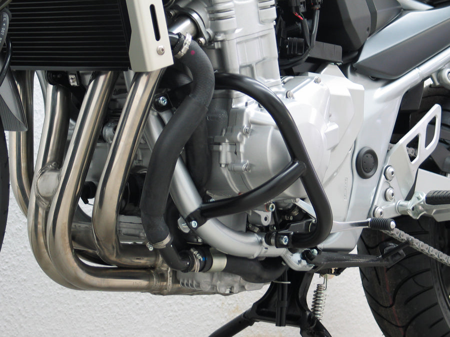 Suzuki GSF 650 Bandit (cuencado al agua) [2007-2008] -Barra de protección del motor, estable, negro