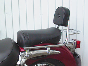 Suzuki VL 125 LC Intruder [1999-2007] - barra de mariquita de tuberías con almohadas y estante de equipaje