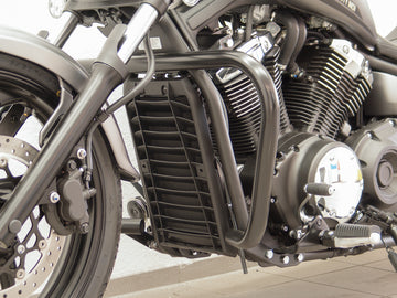 Yamaha XVS 1300 Custom [2014-2016] - Barra protectora, versión grande hecha de tubo de 38 mm, negro