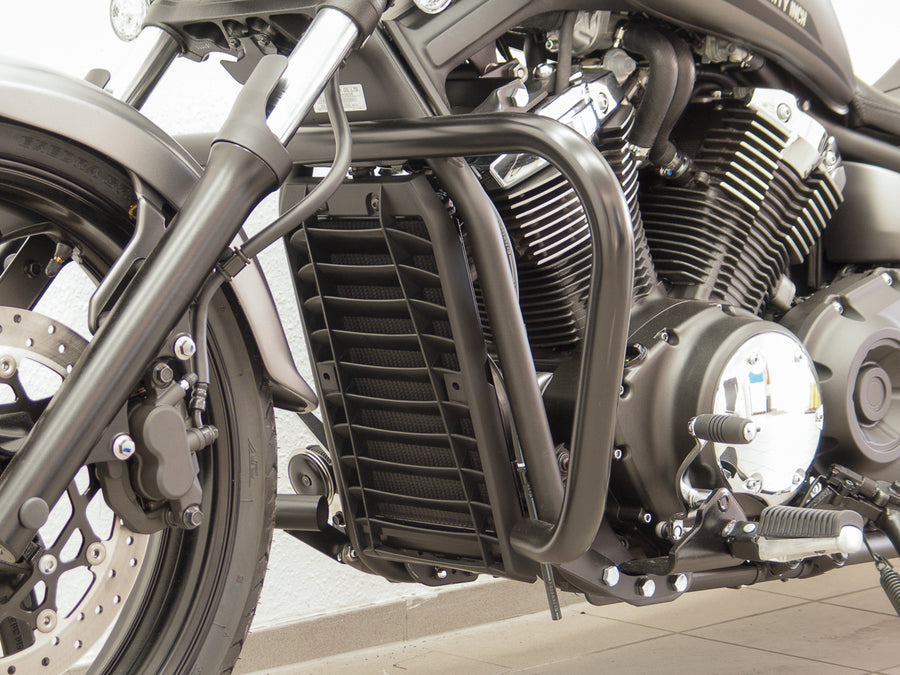 Yamaha XVS 1300 Custom [2014-2016] - Barra protectora, versión grande hecha de tubo de 38 mm, negro