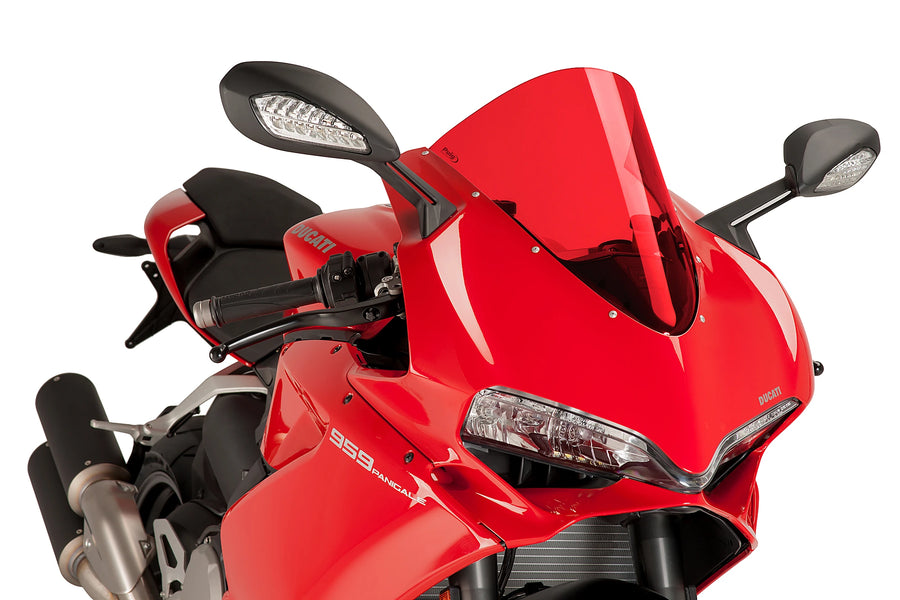 TRIUMPH BONNEVILLE T 120 NEGRO [2025] - Cúpula R-Racer | Rojo | PUIG 7621R