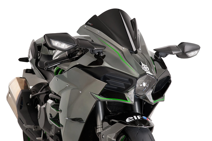 KAWASAKI NINJA H2 [2020] - Pantalla Z-Racing | Negro | PUIG 7631N
