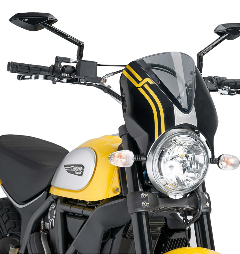 DUCATI SCRAMBLER 800 ICON DARK [2025] – Visera de parabrisas RetroVision