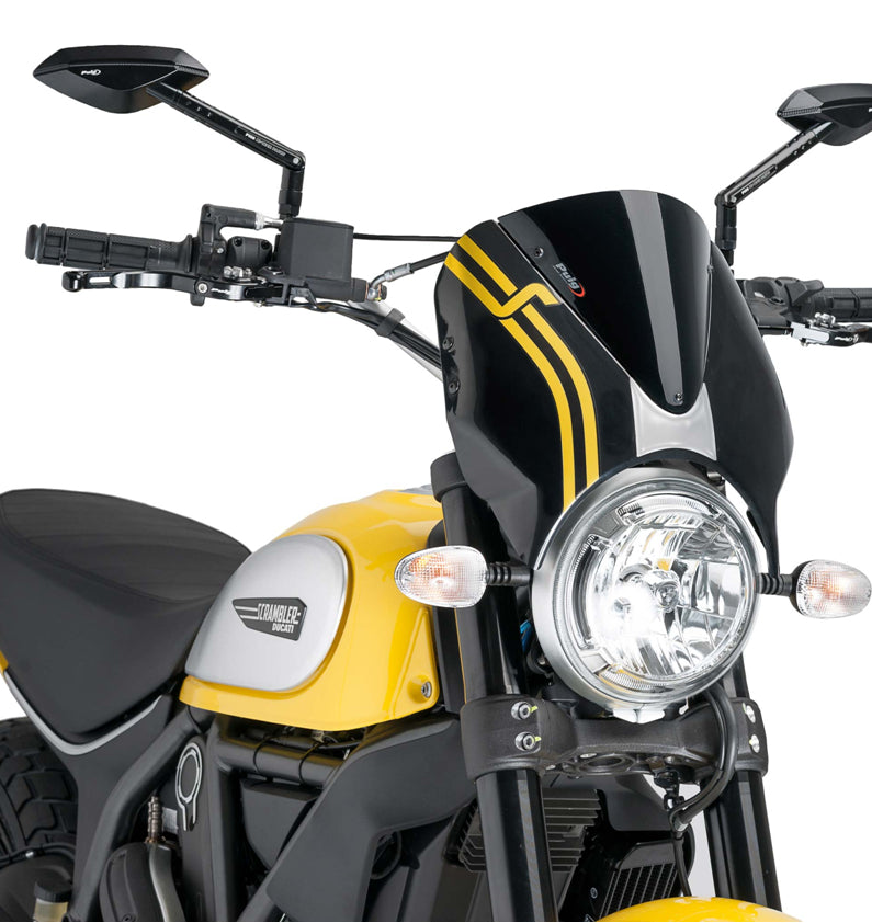 DUCATI SCRAMBLER 800 ICON DARK [2025] – Visera de parabrisas RetroVision