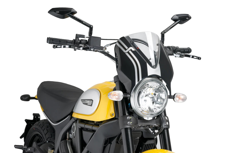 DUCATI SCRAMBLER 800 ICON DARK [2025] - Visera para parabrisas RetroVision - Tintada