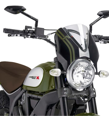 DUCATI SCRAMBLER 800 ICON DARK [2025] – Visera de parabrisas RetroVision