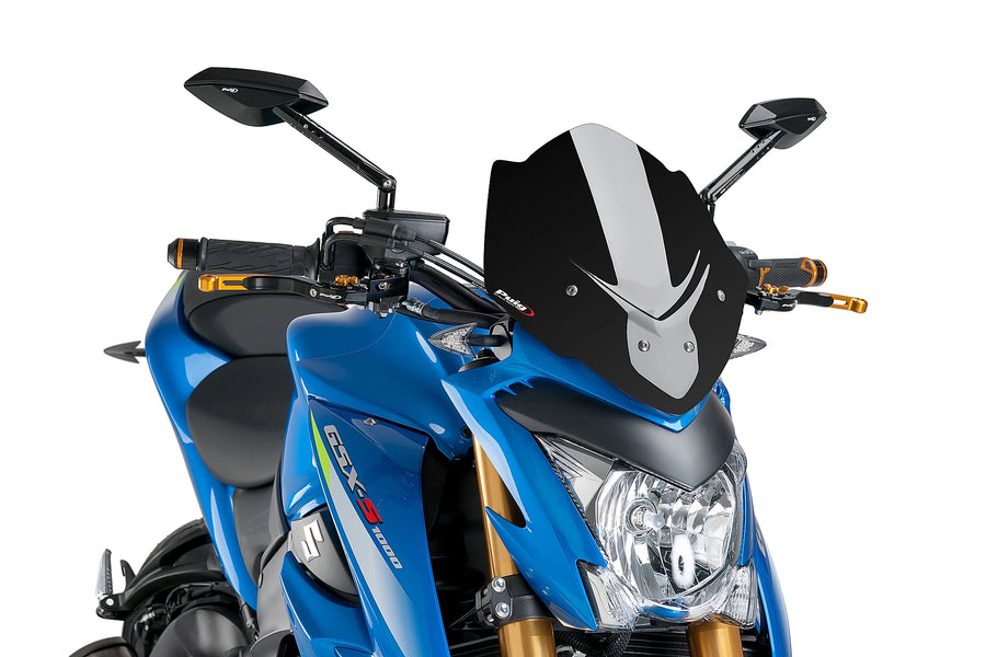 SUZUKI GSX-S 1000 [2020] - Parabrisas deportivo de nueva generación | Negro | PUIG 7653N
