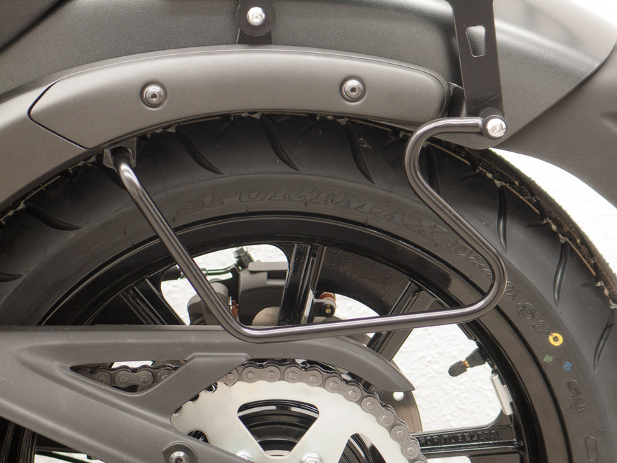 Kawasaki Vulcan S (EN650A) 2015-2020 y (EN650J) 2021- [2015-2020]- Soporte de bolsa de embalaje, negro