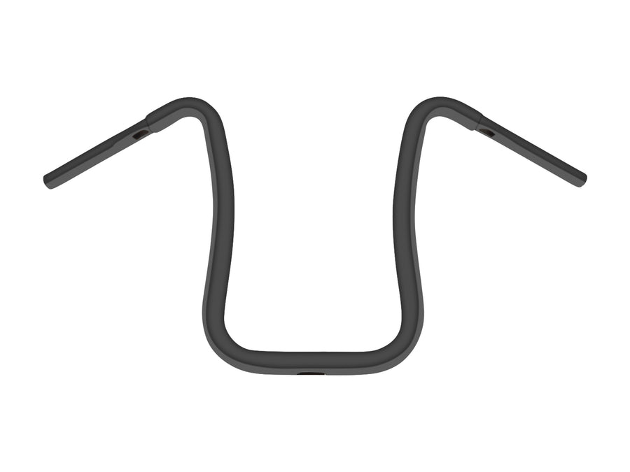 Conductor de motocicleta Ø 31 - LSB Manillar 825 mm de ancho, negro