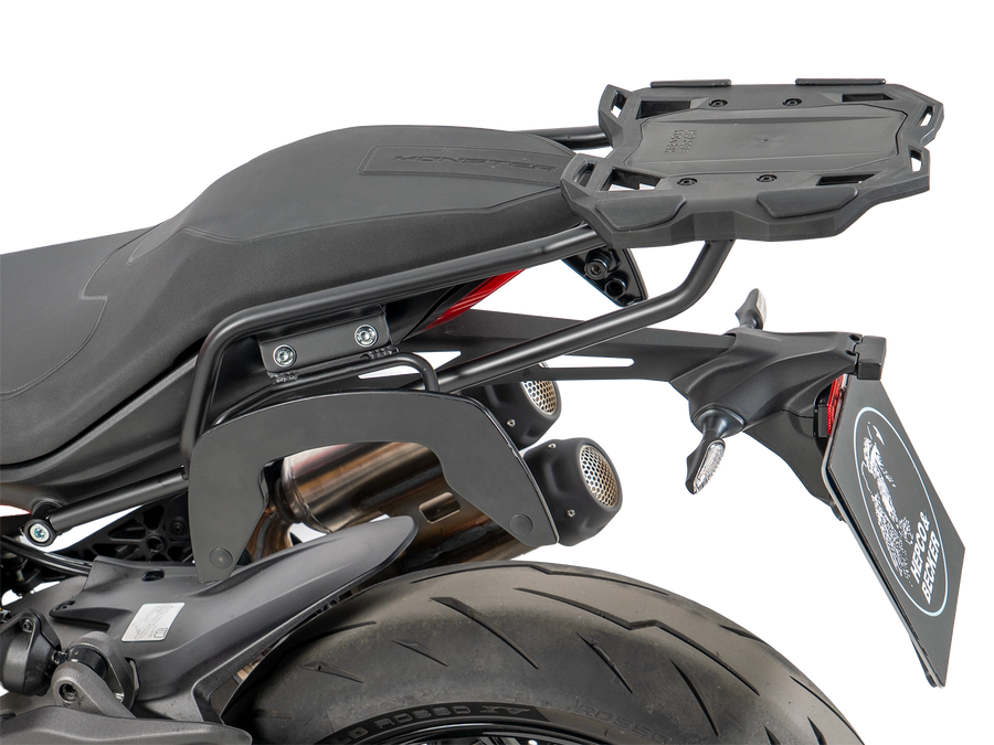 Portaequipajes trasero Hepco & Becker Smartrack para Ducati Monster 890/+ (2026) - incluido en el set completo
