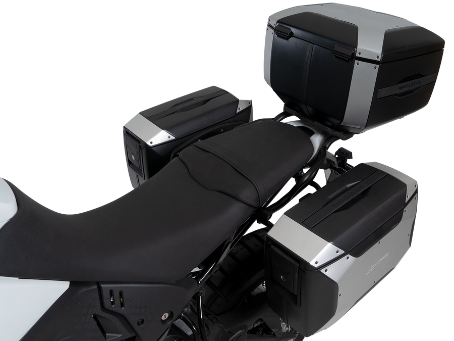 Ducati Desert X V2 [2026-] - Smartrack Set inkl. Xcore Topcase silber/schwarz