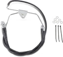 harley davidson flhtcui [ESPECIALIDADES DE ARRASTRE] - Kit de línea de freno de vinilo negro extendido-2
