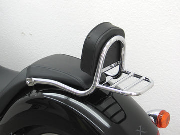 Honda VT 1300 CX (Fury) [2010-2012] - Barra de mariquita hecha de tubería con almohadas y estante de equipaje