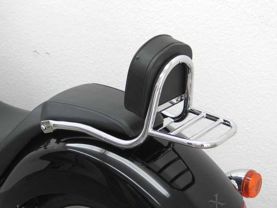 Honda VT 1300 CX (Fury) [2010-2012] - Barra de mariquita hecha de tubería con almohadas y estante de equipaje
