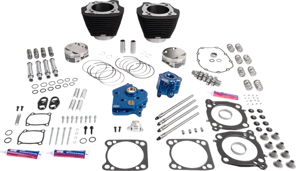 Harley-Davidson Fxlrs 1923 ABS [2026] - 132" Power Package Motorleistungs-Kit – Oberfläche: Schwarz, Nicht hervorgehobene Kühlrippen – Bild 2