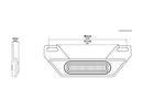 honda africa twin 750 [DENALI] – Kit de luces de freno LED B6 con soporte para matrícula-4