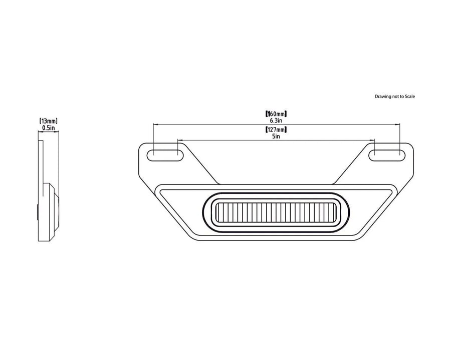 honda cb 500 [DENALI] – Kit luces de freno LED B6 con soporte para matrícula