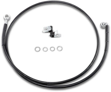 harley davidson fxsts [ESPECIALIDADES DE ARRASTRE] - Kit de línea de freno de vinilo negro extendido - 0
