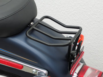Harley Davidson Softail (Twin Cam 96b) Fat Boy (FLSTF/FLSTFI) 2007-2011 y 2012-2017 [2007-2011] -Rearack, Schwarz
