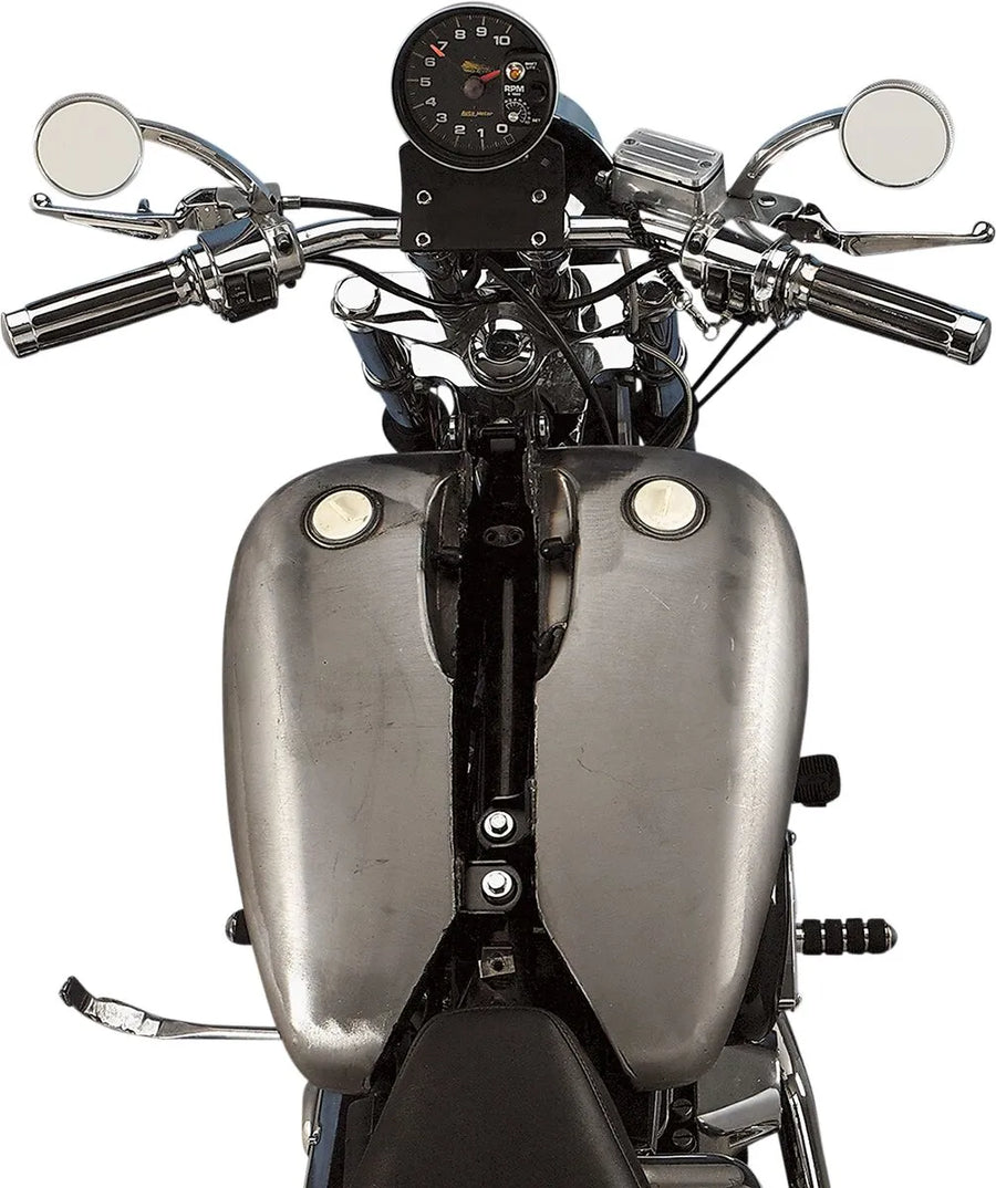 harley davidson flstc [ESPECIALIDADES DE ARRASTRE] – Juego de tanque plano de dos piezas extendido de 2"