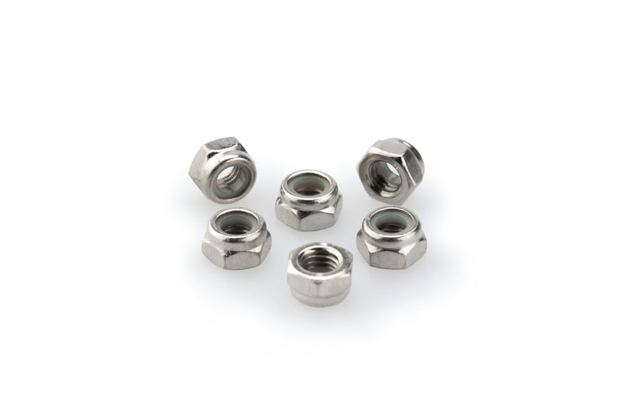 KTM RC 390 [2025] – Tuercas de aluminio anodizado – plateado
