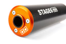Beta RR Enduro 50 2T - Auspuff Streetrace 80-90 Orange Schwarz