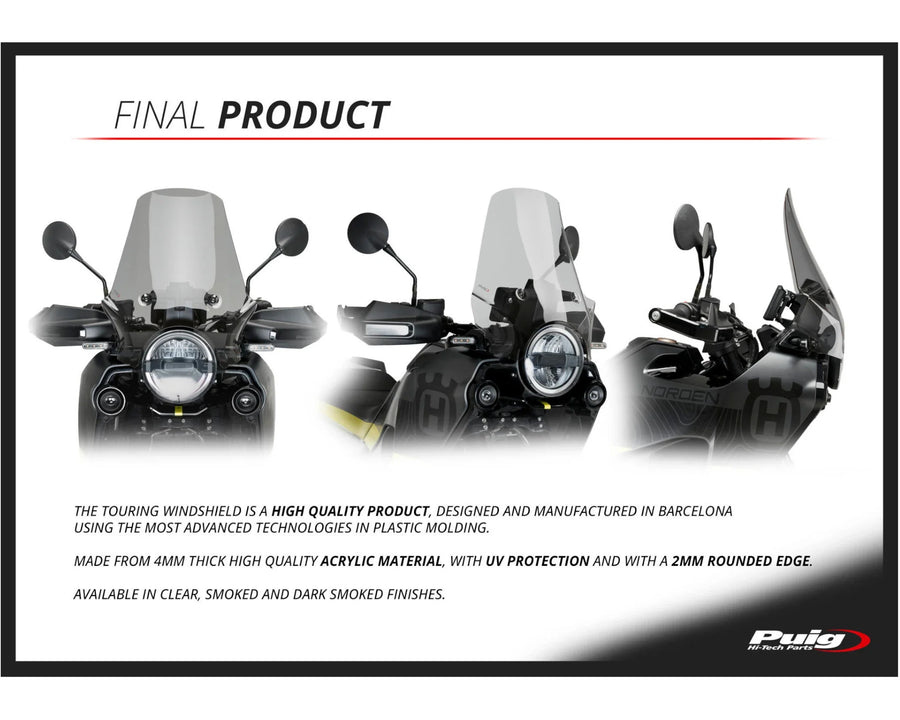 HUSQVARNA NORDEN 901 EXPEDITION [2025] - pantalla de gira - muy tintada