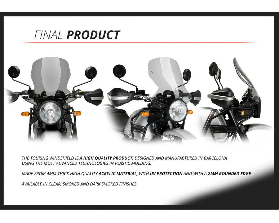 ROYAL ENFIELD HIMALAYAN 410 [2023] – Cúpula Touring – Transparente