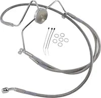 Harley Davidson Flhri [ESPECIALIDADES DE ARRASTRE] - Kit de línea de freno de acero inoxidable, extendido
