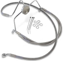Harley Davidson Flhr [ESPECIALIDADES DE ARRASTRE] - Kit de línea de freno de acero inoxidable, extendido