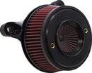 Harley-Davidson FXDBP 1690 Dyna Street Bob Factory Custom [2013, 2015-2016, 2016] - Mini Teardrop Stealth Luftfiltersatz – Oberfläche: Schwarz – Bild 10