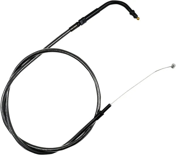 Harley-davidson Road Glide ST [LA CHOPPERS] – Cable de acelerador trenzado Midnight para manillar