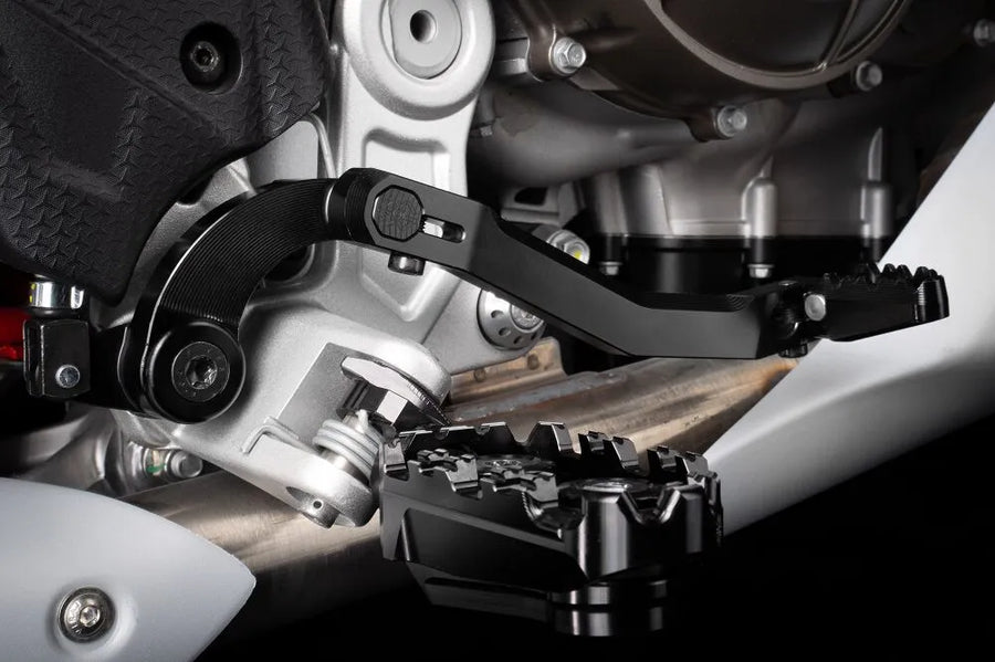 Aprilia Tuareg 660 [GILLES TOOLING] – Vista frontal de la palanca de freno
