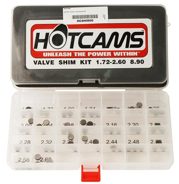 Ktm Sx-F 250 [HOT CAMS] - discos de válvula Ø8,90x1,72 a 2,6mm - juego de 3 piezas.