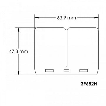 Husqvarna Te 125 [V-FORCE] - PLACA DE RECAMBIO PARA BLOQUE DE DIAFRAGMA V-FORCE3