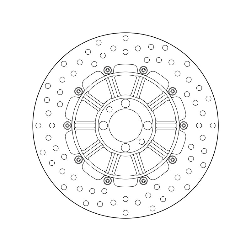 Bmw K 100 Rt [BREMBO] - Disco de freno rígido redondo Serie Oro