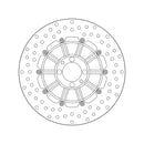Bmw K 1100 Lt 100 [BREMBO] - Disco de freno rígido redondo Serie Oro-2