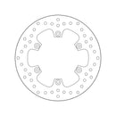 Yamaha Bt 1100 Bulldog [BREMBO] - Disco de freno rígido redondo Serie Oro