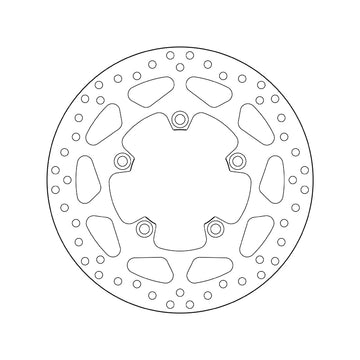 Triumph Tiger 1200 Explorer [BREMBO] - Disco de freno rígido redondo Serie Oro
