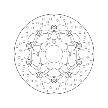 Suzuki Gsx 600 [BREMBO] - Disco de freno flotante redondo Serie Oro