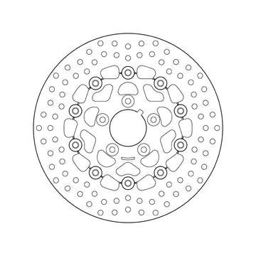 Harley Davidson Flstf [BREMBO] - Disco de freno flotante redondo Serie Oro - 0