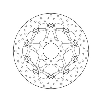 Honda Ctx 700 [BREMBO] - Disco de freno flotante redondo Serie Oro - 0