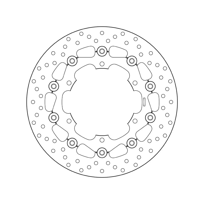 Yamaha Xvs 650 [BREMBO] - Disco de freno flotante redondo Serie Oro