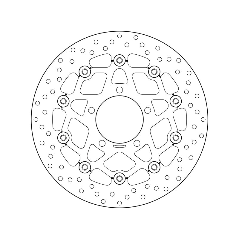 Kawasaki Er 6 F [BREMBO] - Disco de freno flotante redondo Serie Oro