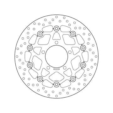 Kawasaki Ninja 1000 [BREMBO] - Disco de freno flotante redondo Serie Oro