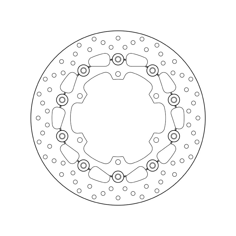 Yamaha Xt 660 Z Tenere [BREMBO] - Disco de freno flotante redondo Serie Oro