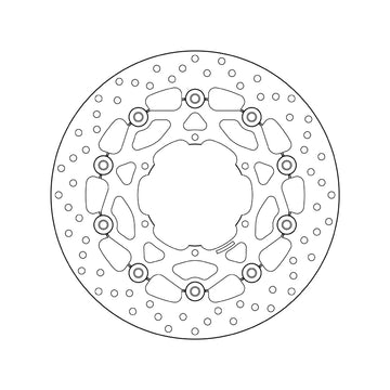 Bmw F 800 Gs Adventure [BREMBO] - Disco de freno flotante redondo Serie Oro - 0